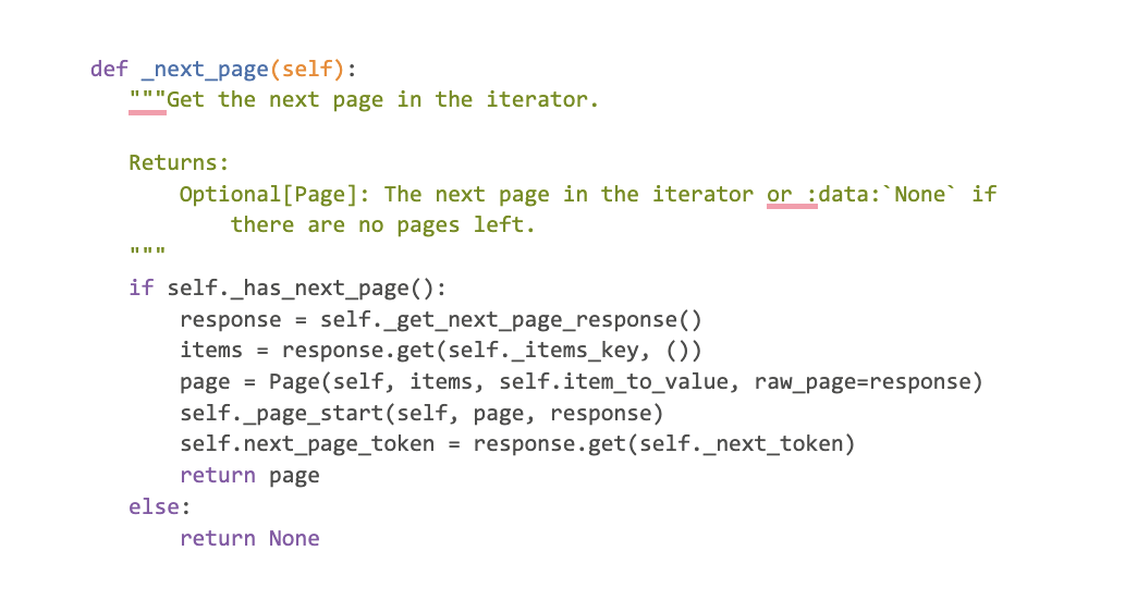 Batching through BigQuery data from Python
